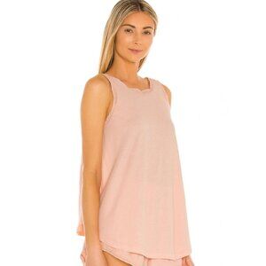 The Great Lace Slouch Sleep Tank Top Women's Size 1 Small in Rose Dust Pink NWT!